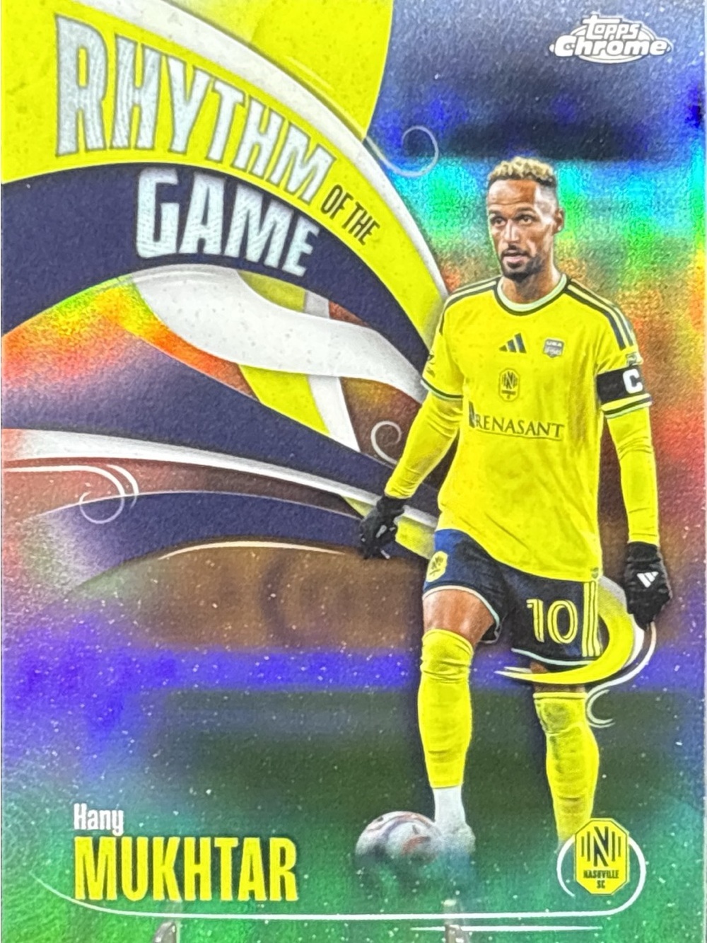 Topps Chrome  Hany Mukhtar Rhythm of the Game Soccer Card